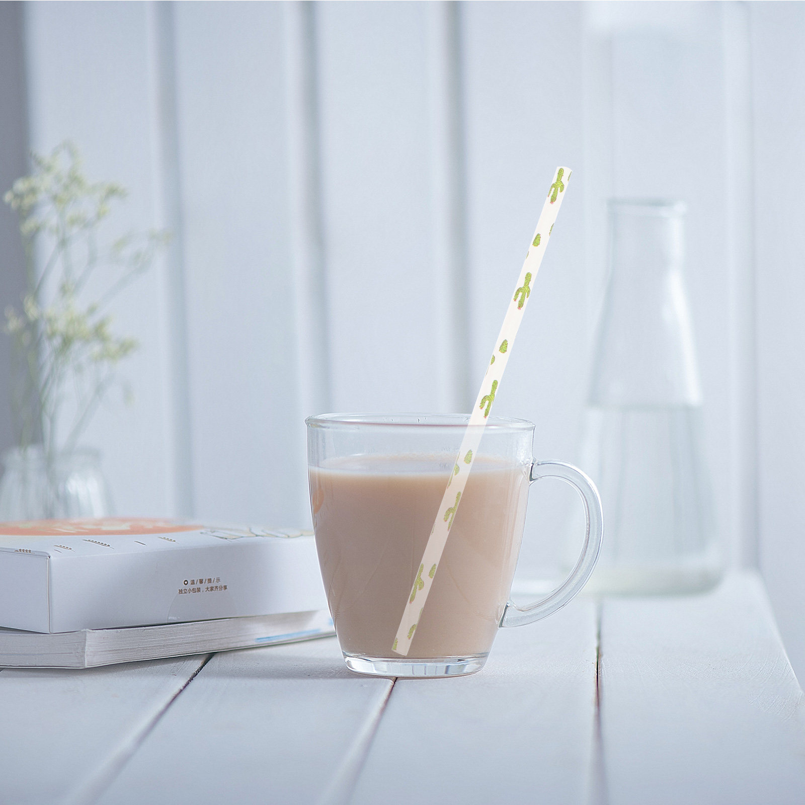 100Pcs Eco Friendly Paper Stra - Paper Straw Color recension och pris