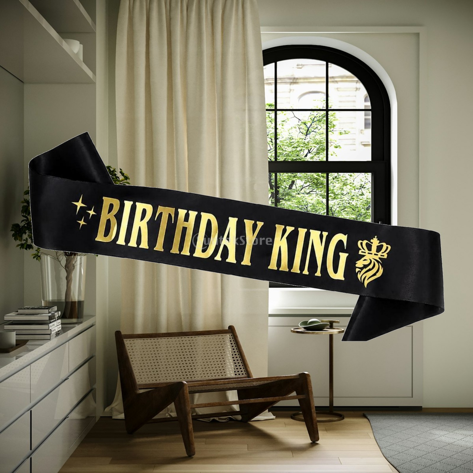 Glitter Party Crown Birthday K - Birthday Sash Glitter recension och pris
