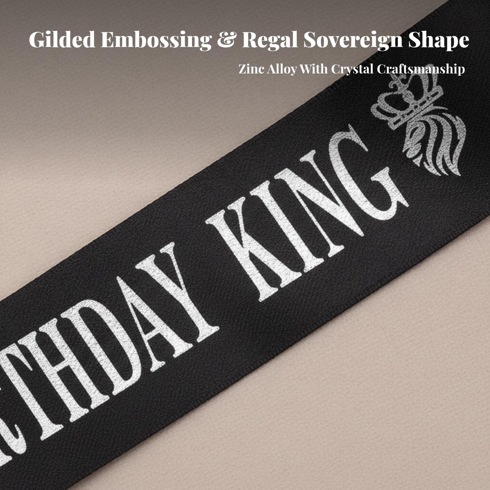 Glitter Party Crown Birthday K - Birthday Sash Glitter recension och pris