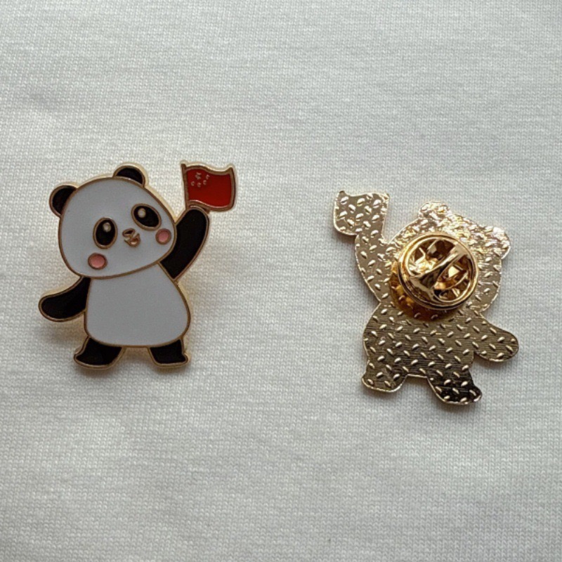 6pcs Cartoon China Panda Badge - Event Supplies recension och pris