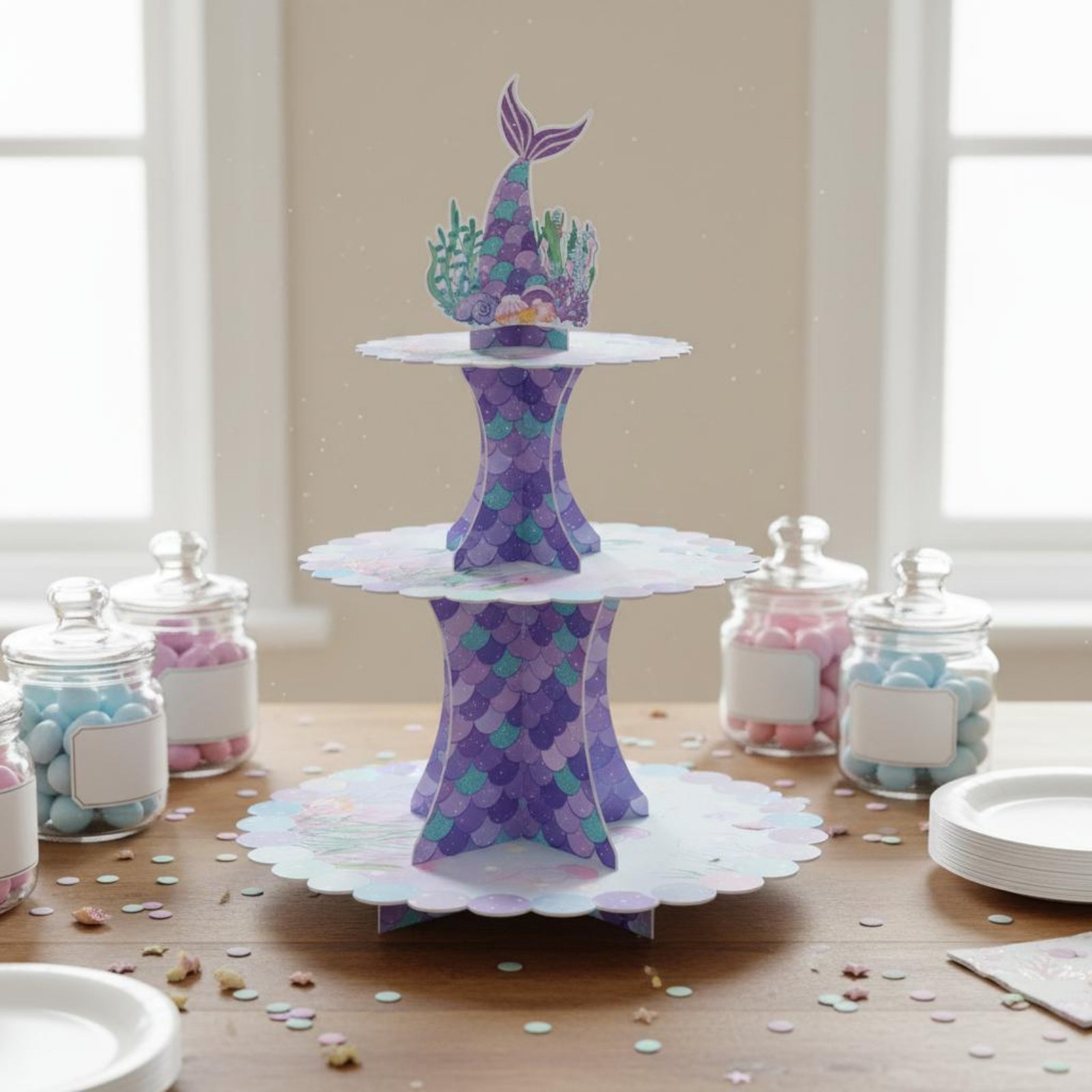 3-Tier Cardboard Cupcake Stand - Cupcake Stand Tier recension och pris