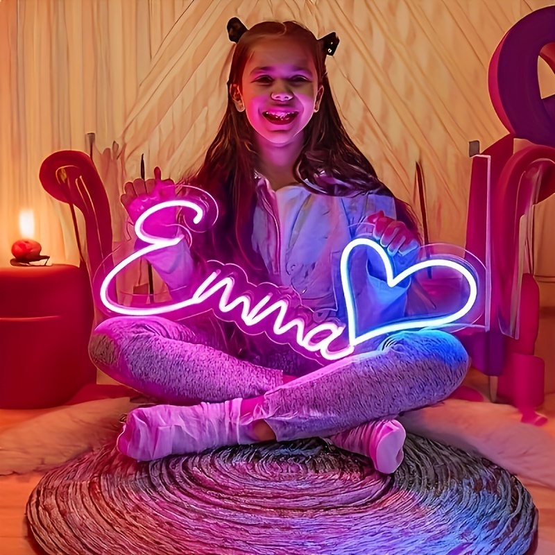 Custom Neon LED Wall Sign with - Neon Sign Party recension och pris
