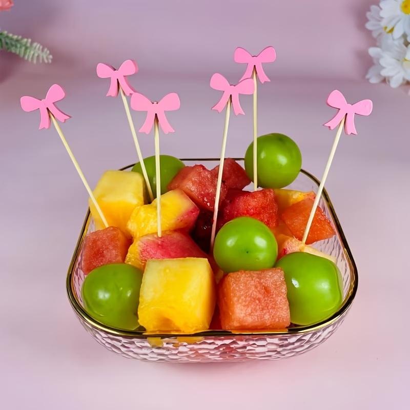 Wooden Bow Cocktail Picks 100P - Centerpiece Stick recension och pris