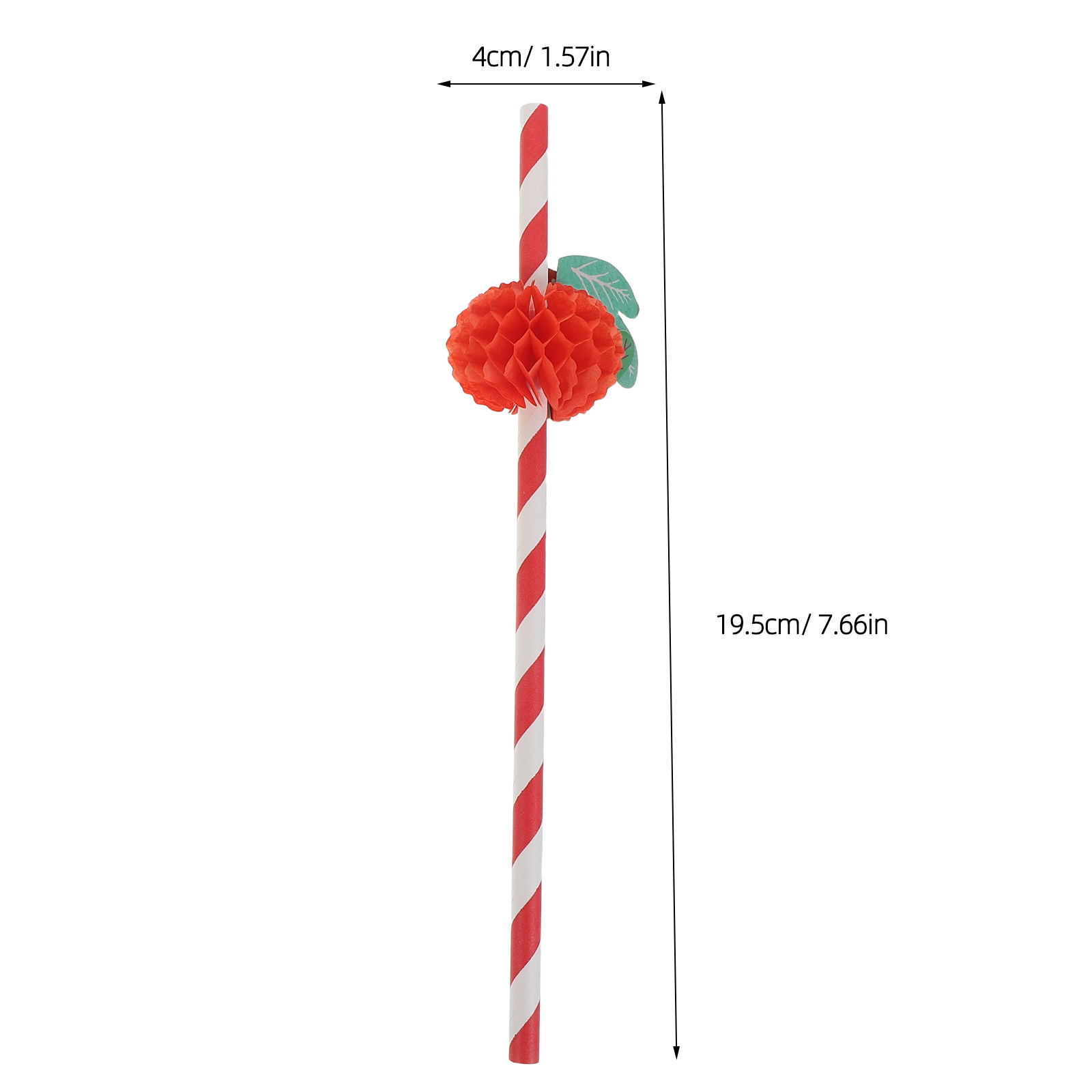 50Pcs Colorful Swirl Paper Str - Paper Straw Color recension och pris