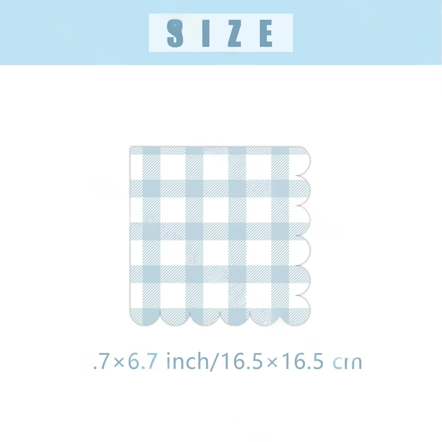 New Blue Grid Theme Birthday D - Paper Straw Color recension och pris