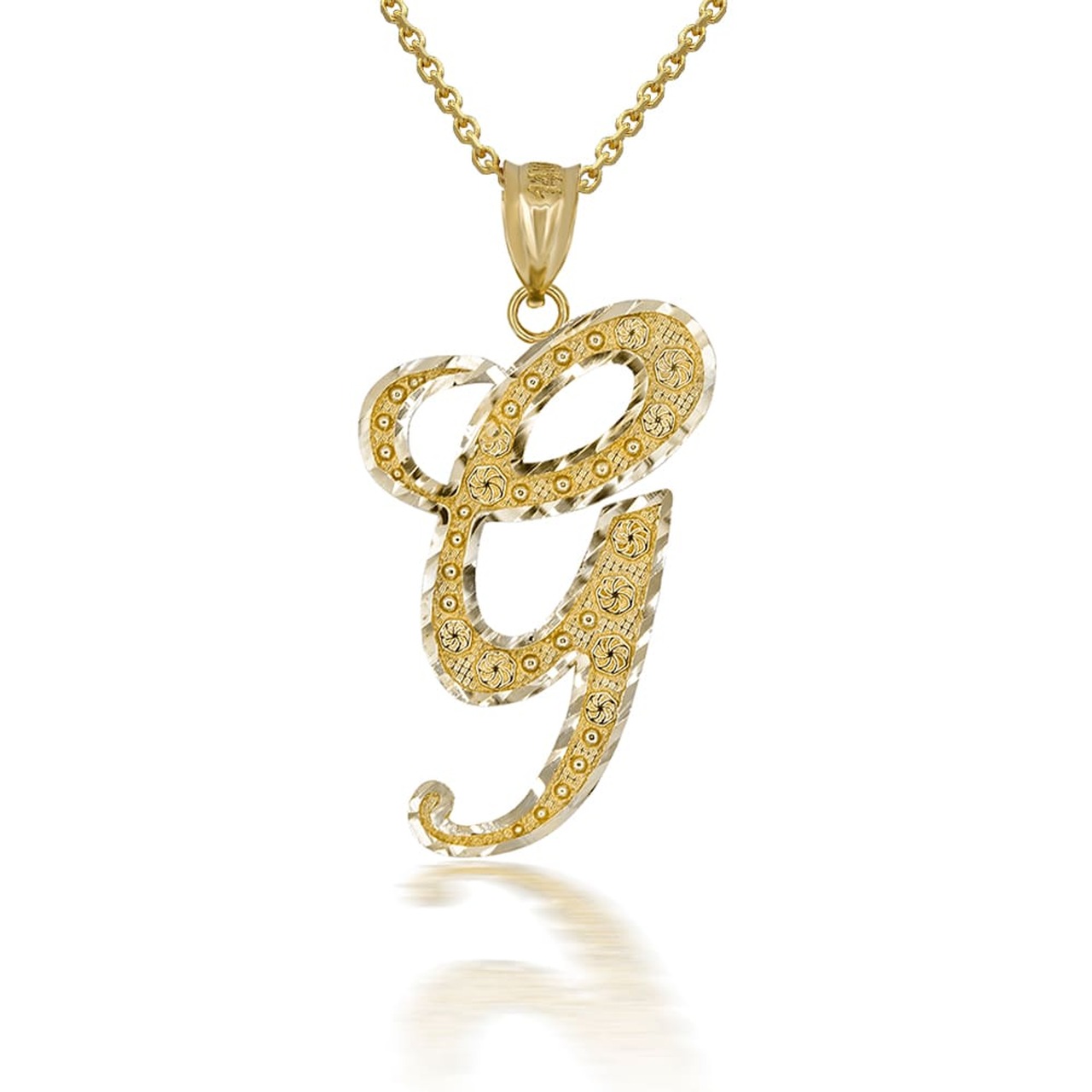 Gold Cursive Initial Letter “A - Event Z recension och pris
