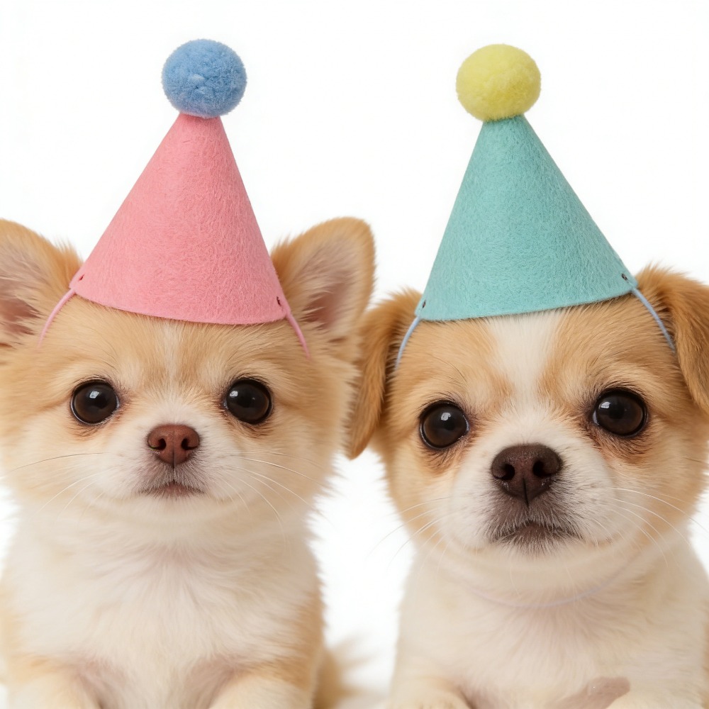 3/6pcs Pet Party Hat Colorful  - Party Hat Cone recension och pris