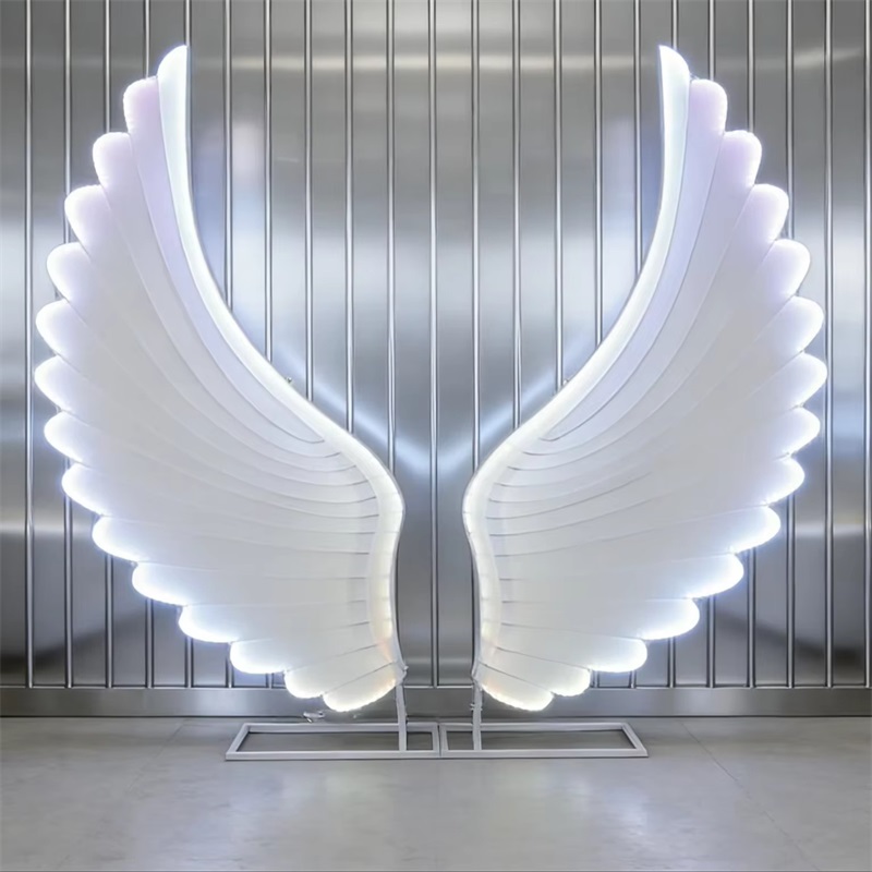Glowing Angel Wings Light Prop - Neon Sign Party recension och pris