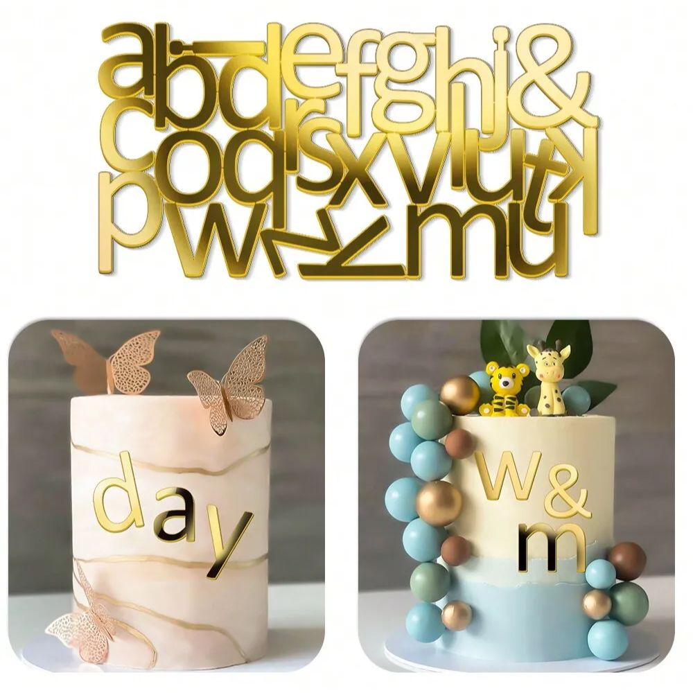 1set Golden Mirror Acrylic A-Z - Event Z recension och pris