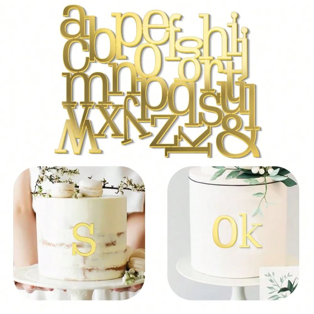 1set Golden Mirror Acrylic A-Z - Event Z recension och pris