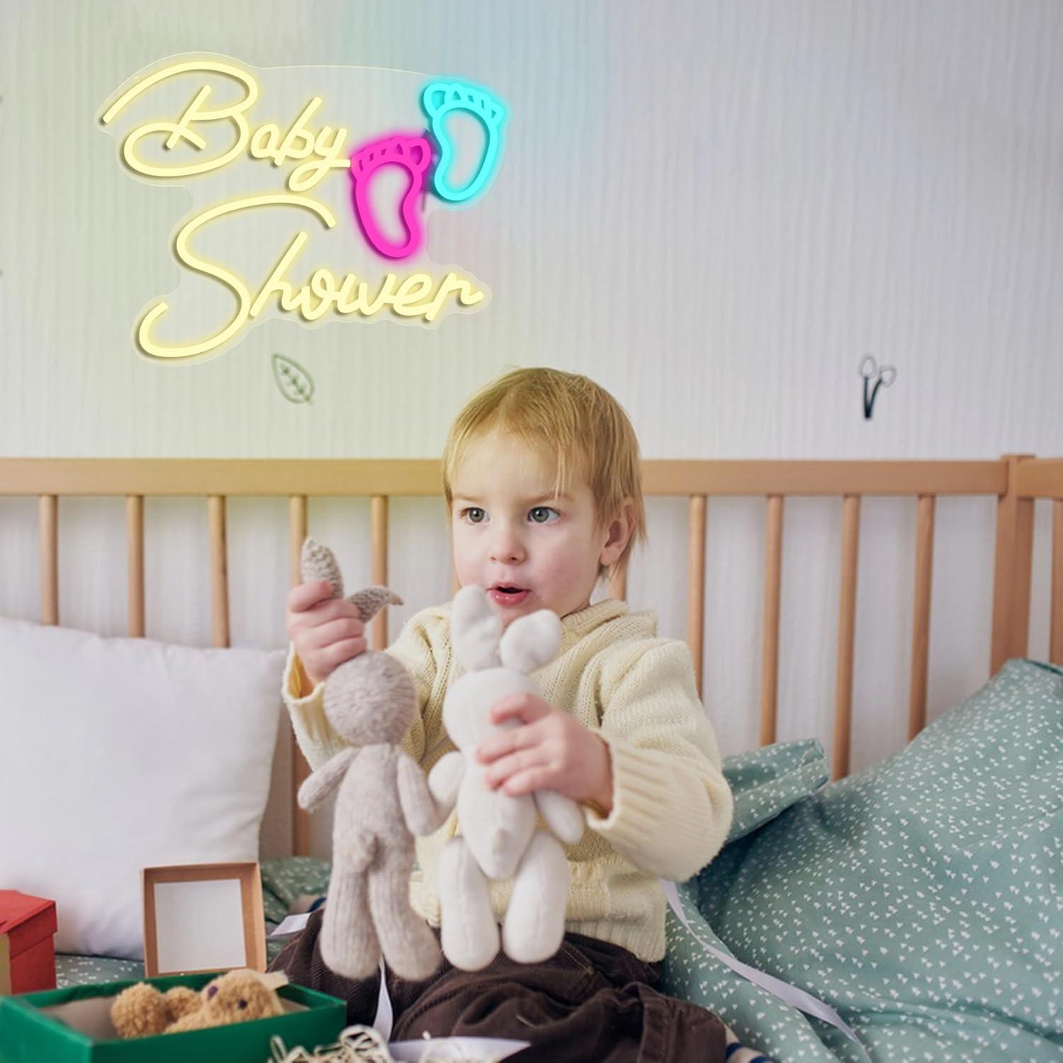 Baby Shower Neon Sign Oh Baby  - Neon Sign Party recension och pris