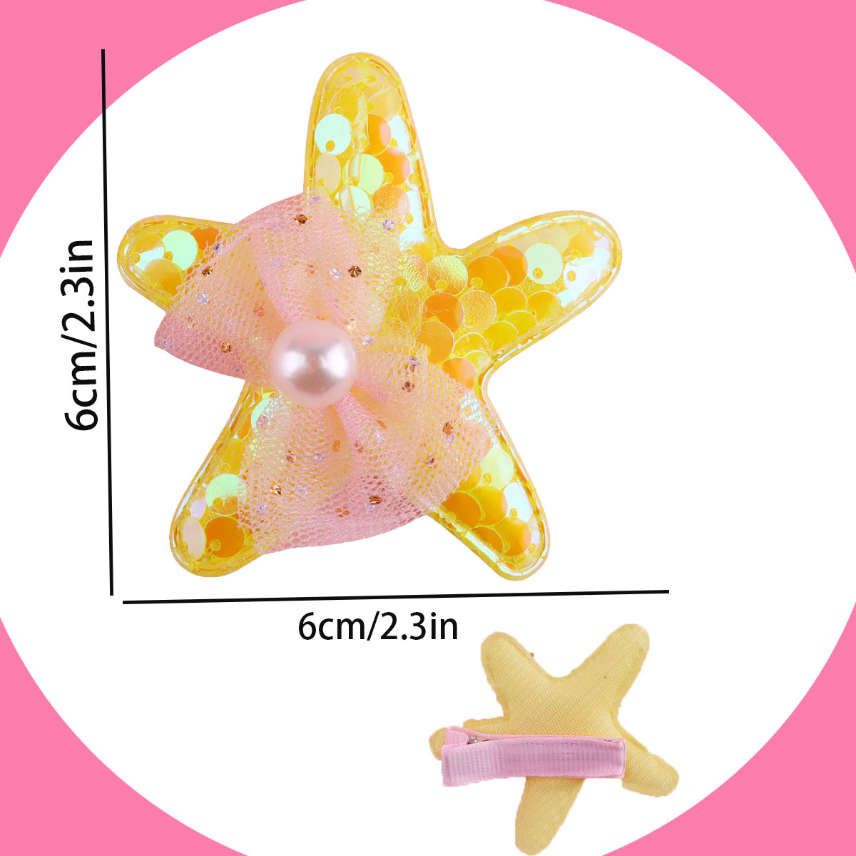 1/7PCS Mermaid Sequins Starfis - Glitter Tablecloth recension och pris