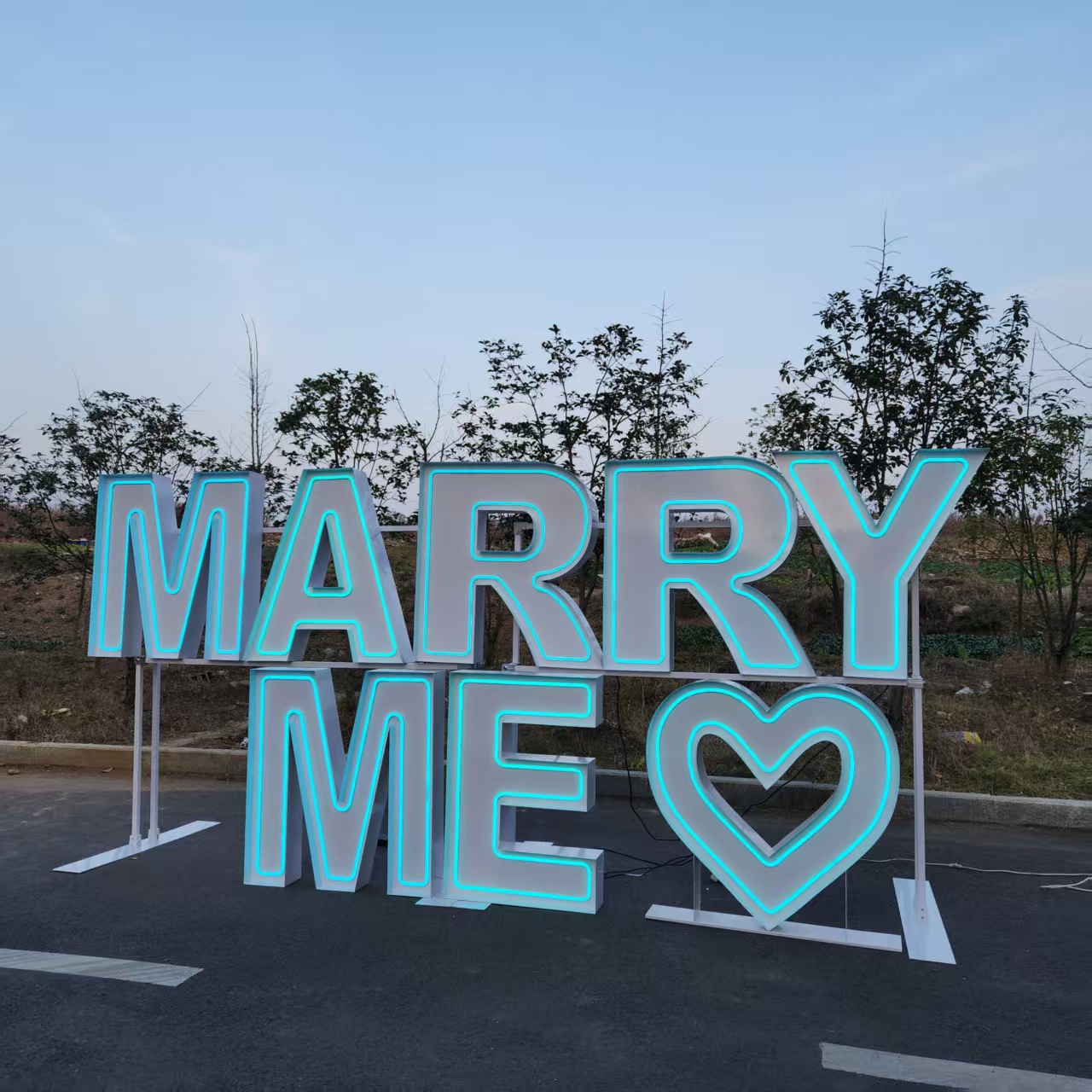 MARRY ME Metal RGB LED Neon Si - Event Party Supply Rental recension och pris