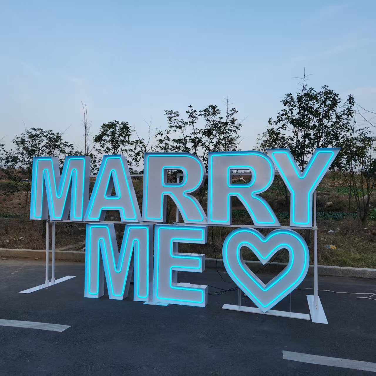 MARRY ME Metal RGB LED Neon Si - Event Party Supply Rental recension och pris