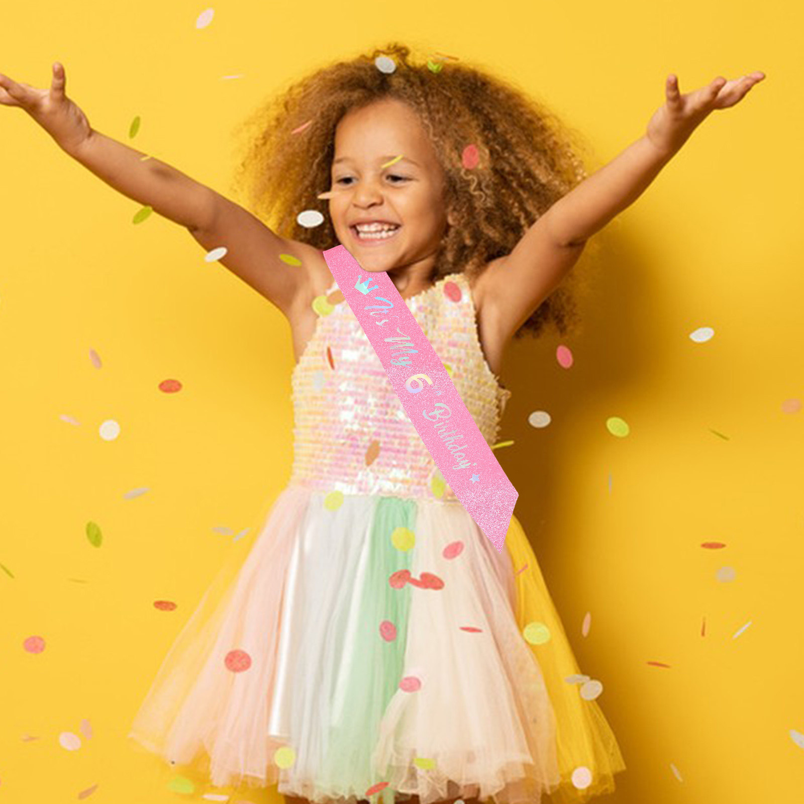 5Pcs Glitter Happy Birthday Sa - Birthday Sash Glitter recension och pris