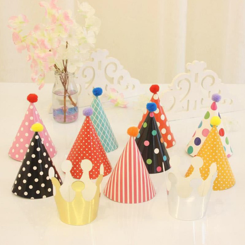 11Pcs/Bag Happy Birthday Party - Party Hat Cone recension och pris