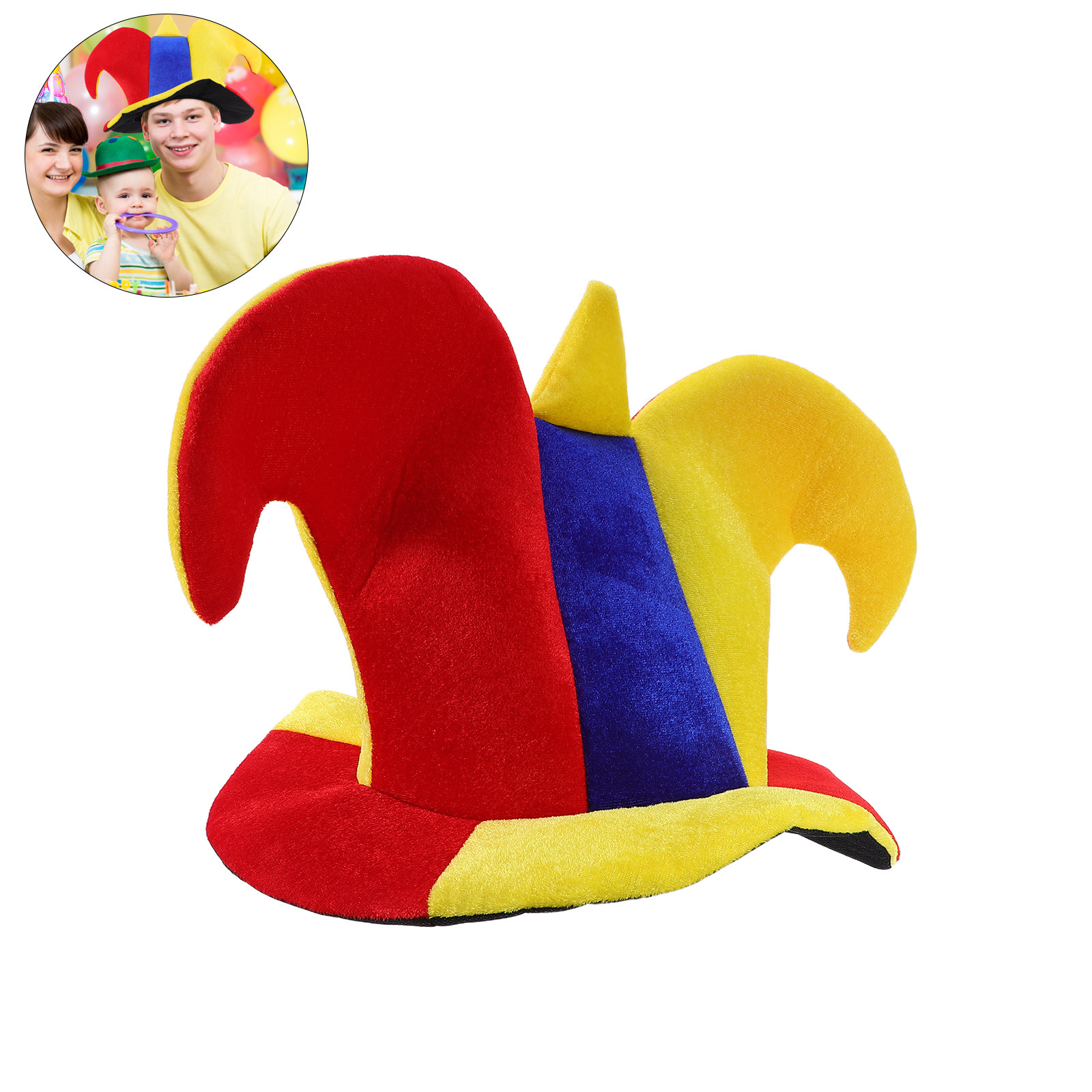 Funny Clown Hat Adult Carnival - Party Hat Cone recension och pris