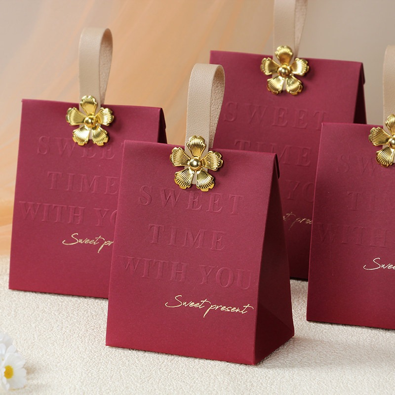 20/50Pcs Premium Wine Red Gift - Event Party Box recension och pris