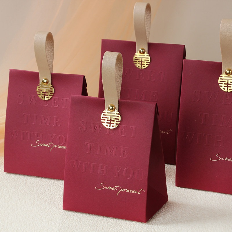 20/50Pcs Premium Wine Red Gift - Event Party Box recension och pris