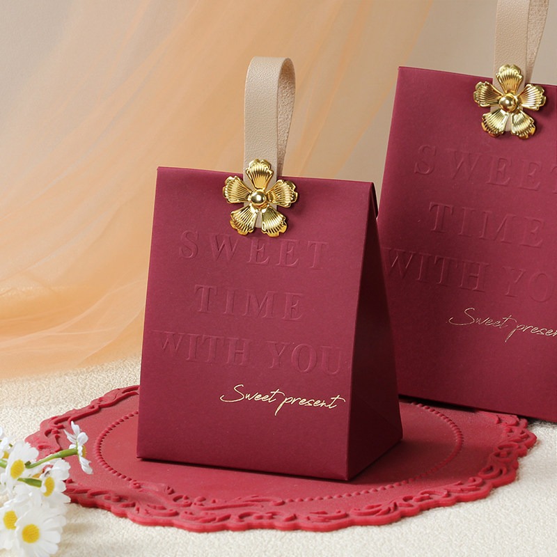 20/50Pcs Premium Wine Red Gift - Event Party Box recension och pris