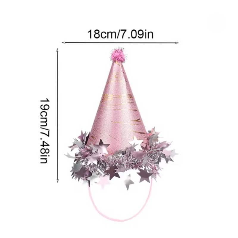 Ins Style Birthday Party Sequi - Party Hat Cone recension och pris
