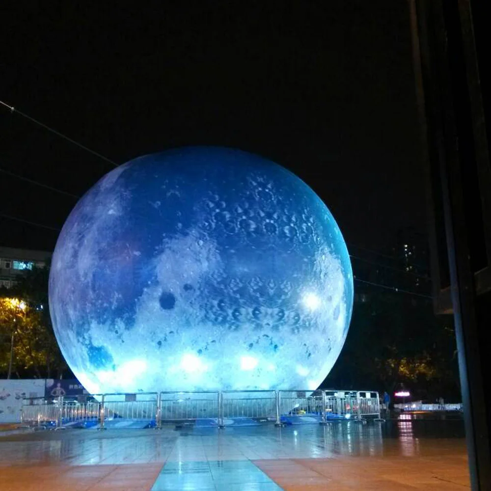 Giant Inflatable Blue Moon Bal - Led Balloon Light recension och pris