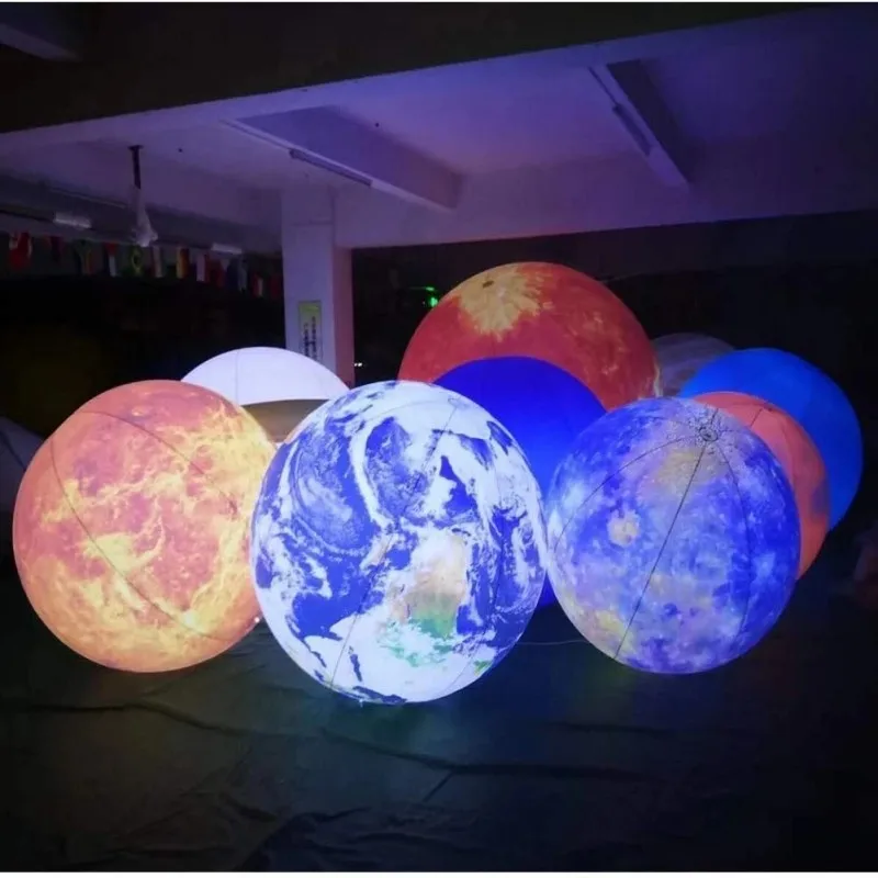 Giant Inflatable Blue Moon Bal - Led Balloon Light recension och pris