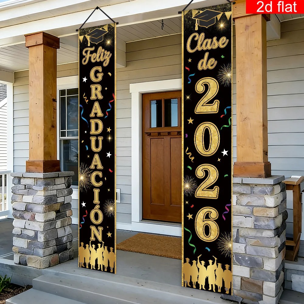 Feliz Graduacion Class of 2026 - Party Banner Gold recension och pris
